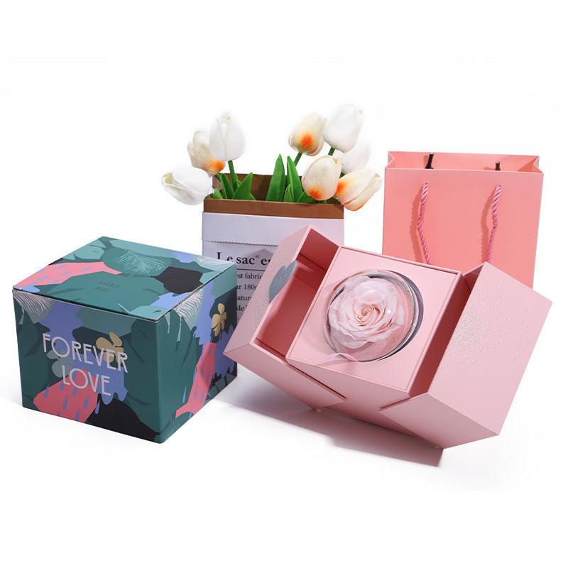 PETAL PERCH Eternal Flower Display Box | RAMODO JEWELRY